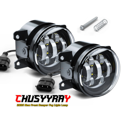 #ad #ad Pair LED Fog Light Driving Lamp Front Bumper Accessories Driveramp;Passenger Side $43.99