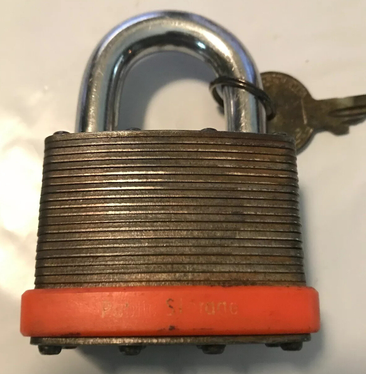 2” 50mm Public Storage Hardened Steel Lock Padlock With 1 Key eBay