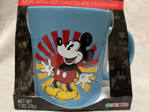 NEW Disney Classic Mickey Mouse Images Large 18oz Ceramic Coffee Mug & Cocoa Set - Picture 3 of 11