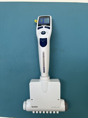 Rainin E4 Adjustable Spacer LTS EA8-1200XLS pipette 17012331 w/charger