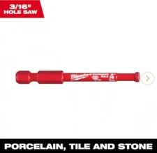 MILWAUKEE 3/16 in. Diamond Max Hole Saw for Porcelain, Tile and Stone 49-56-0503