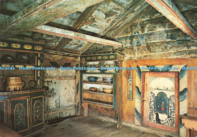 D177282 Oslo. Norwegen. Norsk Folkemuseum. Bauernhaus aus Hemsedal. Mittet