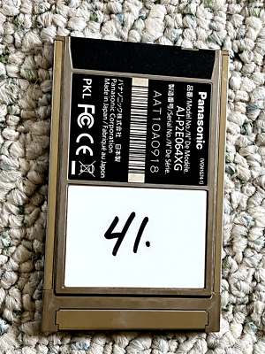 Panasonic AJ-P2E064XG 64GB P2 E-Series Memory Card | eBay