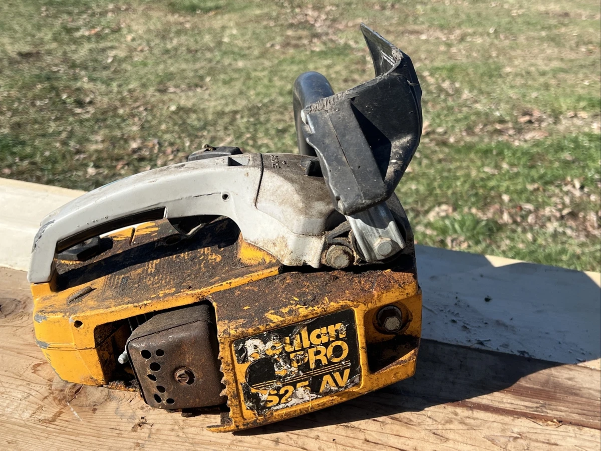 Vintage Poulan S25 AV Chainsaw Parts Saw cc