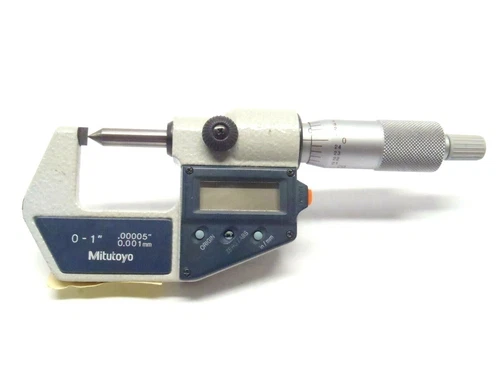 Mitutoyo 342-431-30 Crimp Height Digital Micrometer 0-1" MISSING BATT & DATA CVR