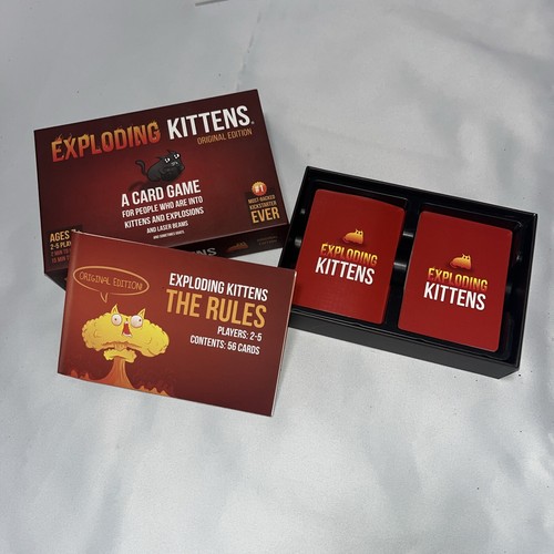 Exploding Kittens Original Edition Card Game Pre-owned - Picture 4 of 4