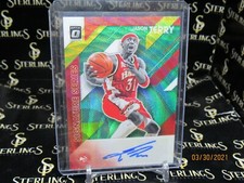 2019-20 Panini Donruss Optic Jason Terry GREEN WAVE PRIZM SIGNATURE SERIES