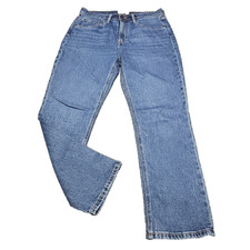 Kirkland Signature Women's Blue Straight Leg Jeans Pockets Size 8