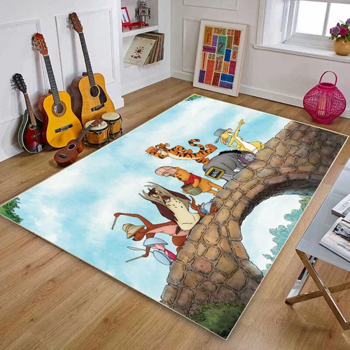 Alfombra 3D Winnie The Pooh alfombra de salón alfombra de suelo alfombras antideslizantes DE - Imagen 10 de 29