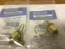 New Qty (2) Western 927 Chain and Plug Assemblies, CGA-B size