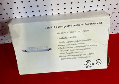 7 Watt LED Emergency Conversion Power Pack Kit P/N LCP7DF / EMP7TSF2 / LEDRV7