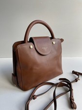 Radley brown leather bag VGC shoulder smart classic work small tote