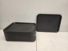 20 Pack Plastic Fast Food Tray, 14 x 11 Inch Plastic Cafeteria Trays 