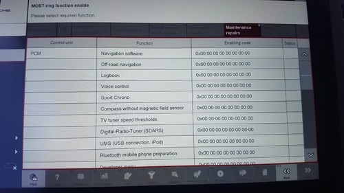 PORSCHE PCM 3.1 31 FSC map activation codes code codes all codes available 