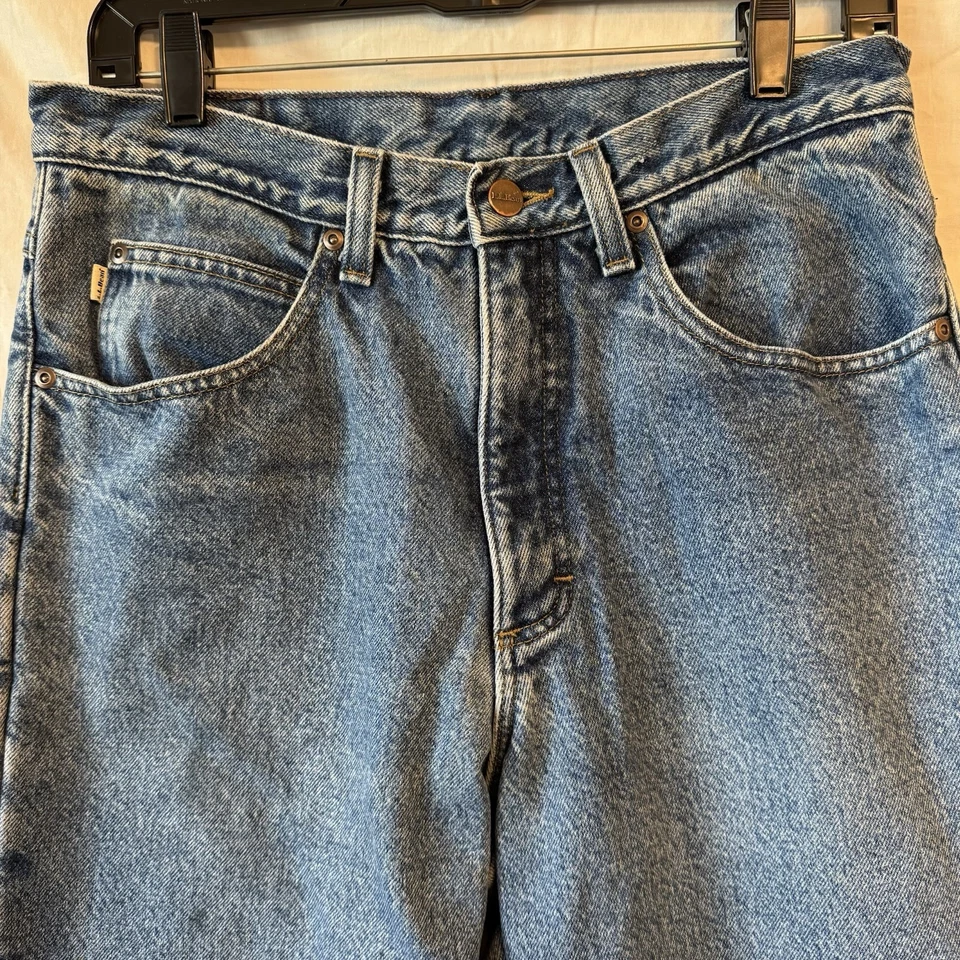LL Bean Jeans Mens 32X30 Blue Denim Fleece Lined Double L Classic Fit Warm Cozy - Image 3 of 4