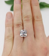4 Ct CVD Lab Grown Diamond Asscher Cut VVS1 Clarity D Color Diamond Certified