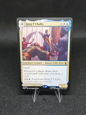 King T'Challa MINT 219 Marvel Super Heroes MSH MTG Mythic Unplayed Regular M/NM