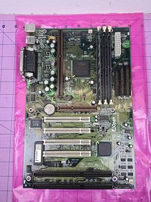 Retro Gaming AOpen AX6LC Lite Motherboard Slot 1 ATX w/ 64mb RAM - ISA AGP