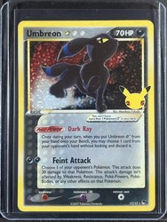 Umbreon Gold Star 17/17 Celebrations Classic Collection