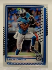 2025 DONRUSS OPTIC CALVIN JOHNSON FOOTBALL CARD LIONS NFL 19 panini