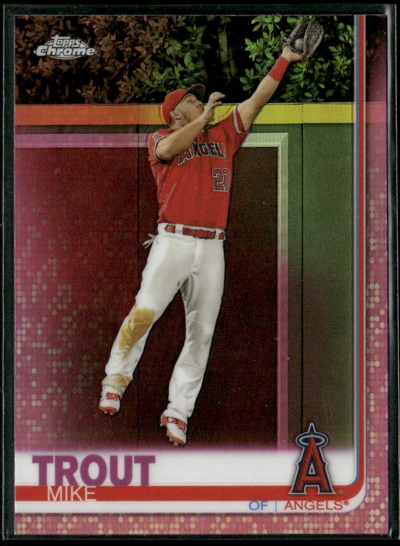 2019 Topps Chrome #200 Mike Trout Pink Refractor