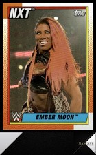 2021 Topps Heritage WWE #82 Ember Moon Rainbow Foil