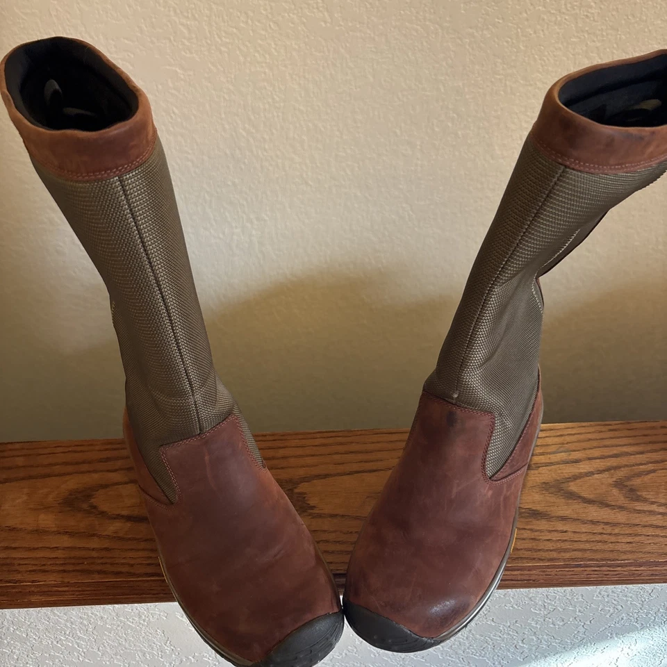 Hombres L Sebago Botas Marinas Squall Impermeables Termolite Vibram Cuero Talla 9M Foto 4 de 4