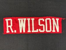 Russell Wilson NC State Wolfpack Authentic Team Issued Game Jersey Name Patch