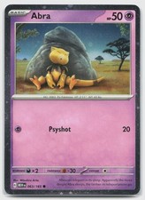 Abra (Cosmos Holo) 063/165 (NM) - MCAP - Promo - Pokemon TCG