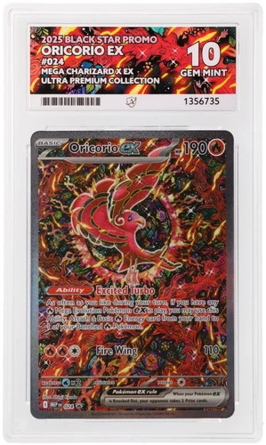 ACE 10 Oricorio EX MEP 024 Black Star Promo Pokemon Gem Mint