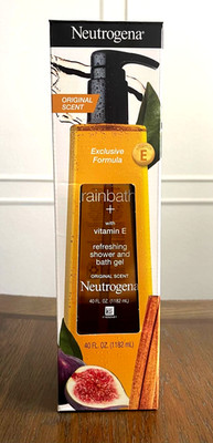 Neutrogena Rainbath+Vit E Refreshing Shower & Bath Gel Original Scent 40 Fl Oz