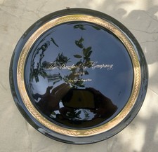 VINTAGE 11.5" THE STANDARD OIL COMPANY 1970 Commemorative Smoked Glass Plate VG