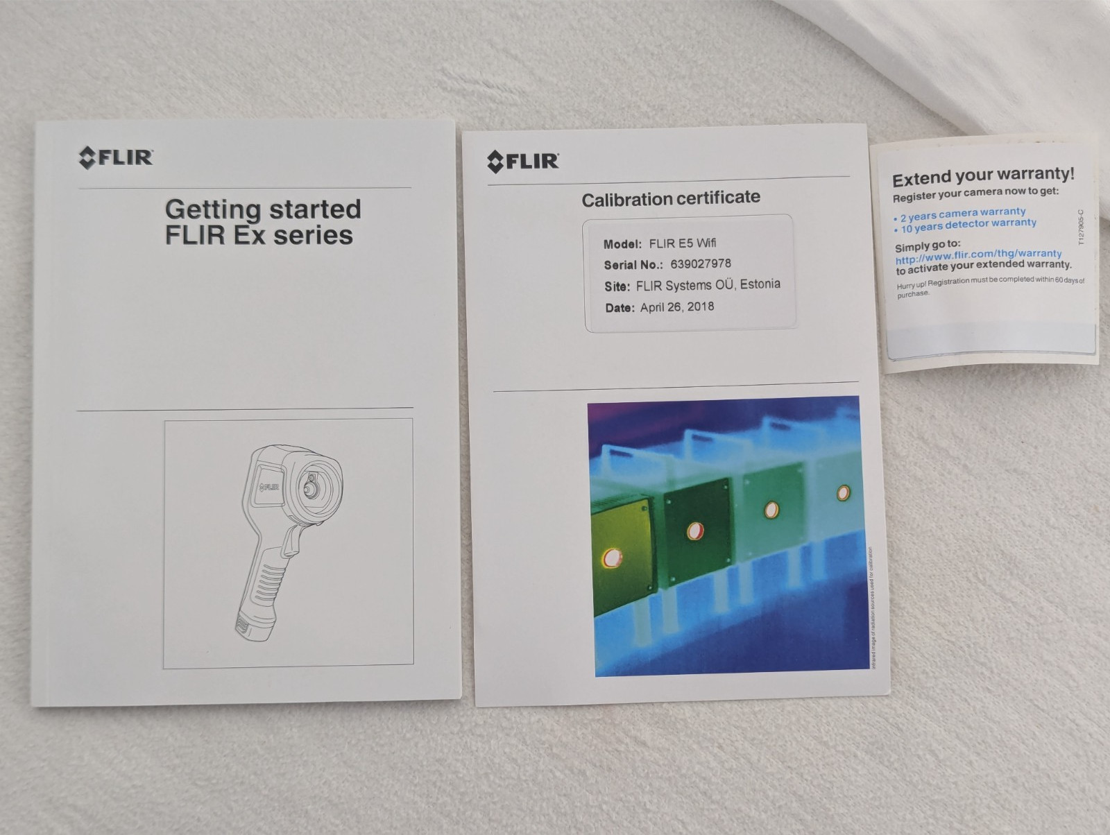 Flir E5 2.0L Ex Series Thermal Digital Camera E6390 #63909-0904 & Case 26APR2018