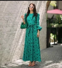 Zimmermann Lulu High Neck Long Dress Size 1 / AU 10 / US 6