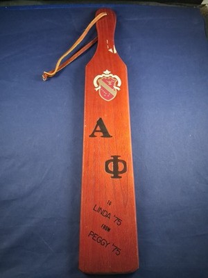 Vtg Delta Kappa Sorority Paddle UW La Crosse Rare *9FB