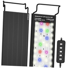 24/7 LED Aquarium Light for 24-30 Inch Plant Fish Tank IP68, 12-Color