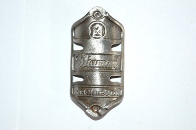 Diamant Steuerkopfemblem Emblem Schild Steuerkopfschild 1953 bis 1956