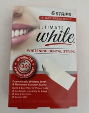 Ultimate White, Whitening Dental Strips ( 6 Strips )