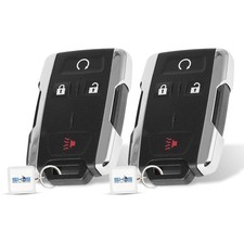SKS 2 Key Fob Replacement Compatible for Chevy Silverado GMC Sierra 1500 2500...