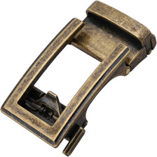 Men's Ratchet Belt Buckle 36mm Automatic Sliding Belt Buckle Replacement for Lea