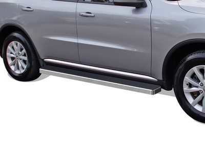 APS Stainless Steel 5 inches Running Boards Fit 11-26 Dodge Durango
