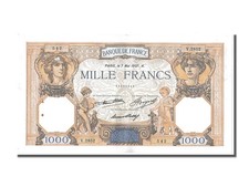 [#250020] Banknote, France, 1000 Francs, 1 000 F 1927-1940   Cérès et Mercure  ,
