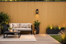 Pack of 6 Composite Outdoor Wall Cladding Panels 21 X 180CM Exterior Walls