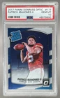 9890 Patrick Mahomes II 2017 Panini Donruss Optic #177 RC Rated Rookie PSA 10