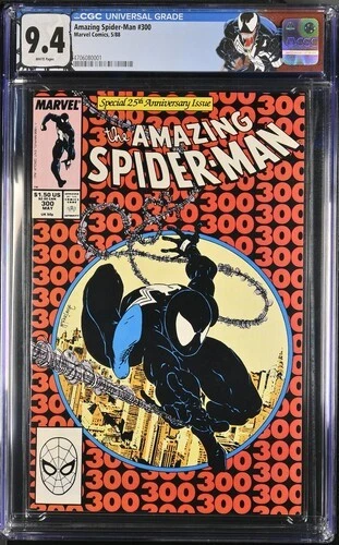 Amazing Spider-Man 300 CGC 9.4 NM  White Pages    Custom Label