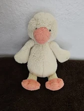Jellycat 8" Bashful Duckling Stuffed Animal Small Plush Chick Duck