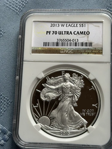 2013W PF-70 NGC ULTRA CAMEO American silver eagle .