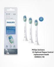 Philips Sonicare #C2 Plaque Control Brush Heads HX9023/65 -- 3 pack - Ships Free