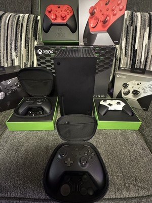 Xbox Series X1TB Console + 2 Elite Series 2 Controllers (Your Choice of 4)