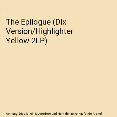 The Epilogue (Dlx Version/Highlighter Yellow 2LP)
